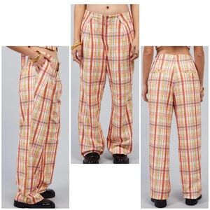 💥PRICE DROP💥 Claudia Plaid Relaxed Trouser-NWT